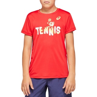 Asics Tennis-Tshirt Tennis Graphic rot Jungen